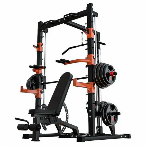 PMAX 5600 Smith Exercise Machine Trainer Pro Complete Home Gym Package - Image 4