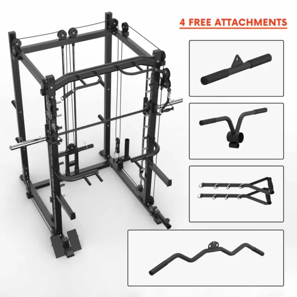 PMAX-4550 Multi Functional Trainer Smith Machine Training System - Image 14