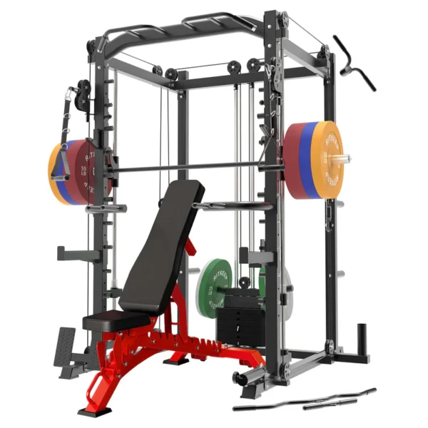 PMAX-4550 Pro Smith Machine With Weight Stacks Home Gym Package - Image 3