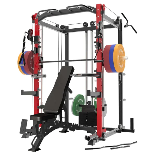 PMAX-4550 Pro Smith Machine With Weight Stacks Home Gym Package - Image 6