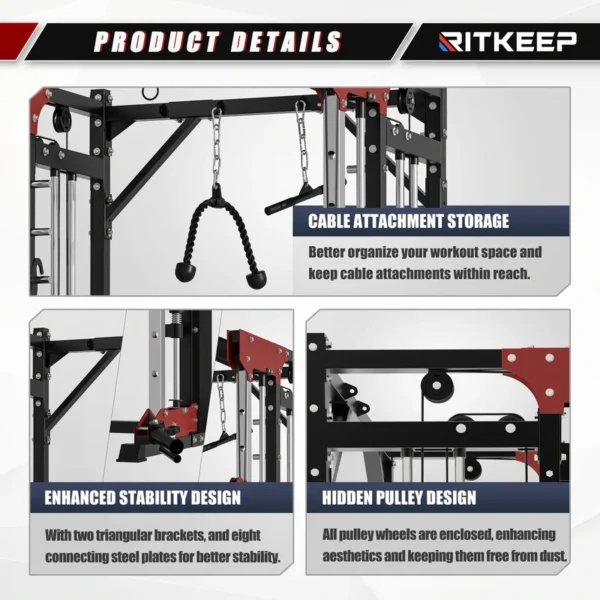 RitKeep PMAX-5600 Strength & Cardio Fusion Home Gym Package - Image 13